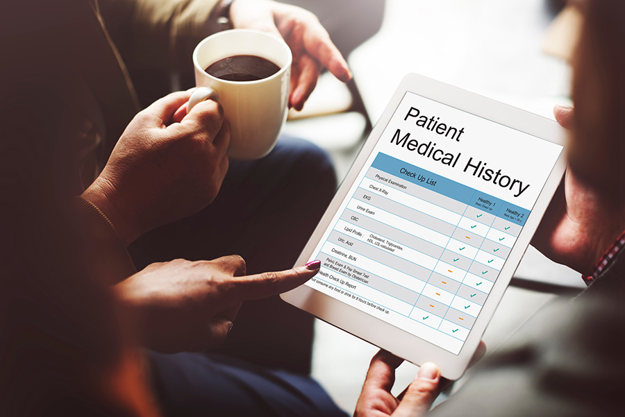 Optimal care and keeping detailed patient records in real time