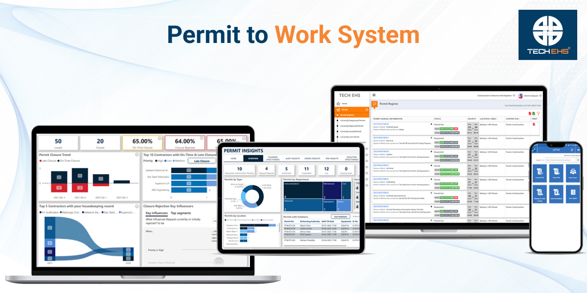 digital permit to work system | TECH EHS Solution