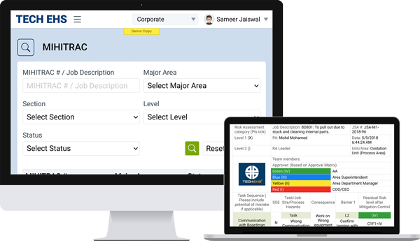 JSA / JHA / HIRA / Risk Register