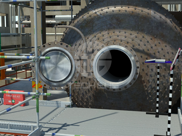 Confind space - CSE PG Boiler For Refracctory Repair