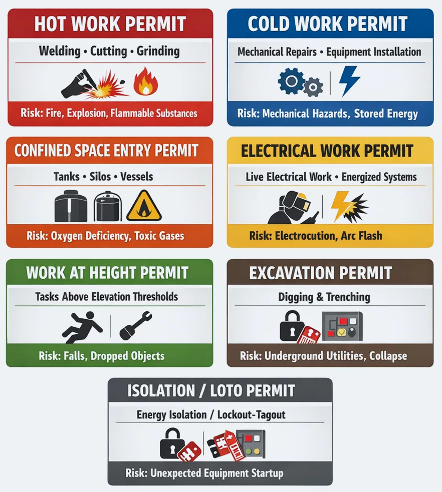 Types of Permit to Work Systems