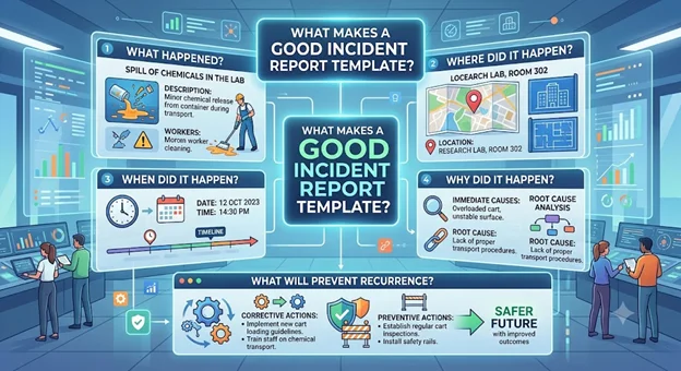 Steps of Incident Report Template