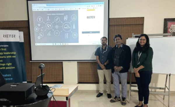 Requirement discovery workshop for contractor safety software implementation at Rieter manufacturing plant, India