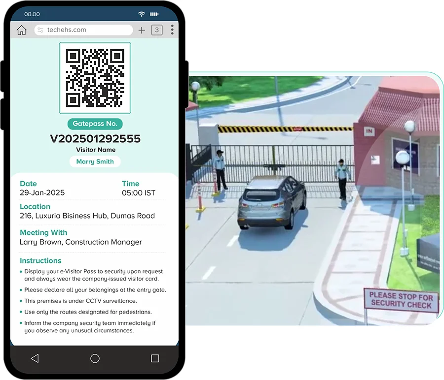 Smart Visitor Management with Automated Gate Passes